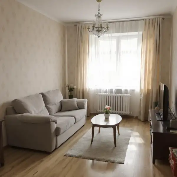 Квартира после предыдущих жильцов - после уборки